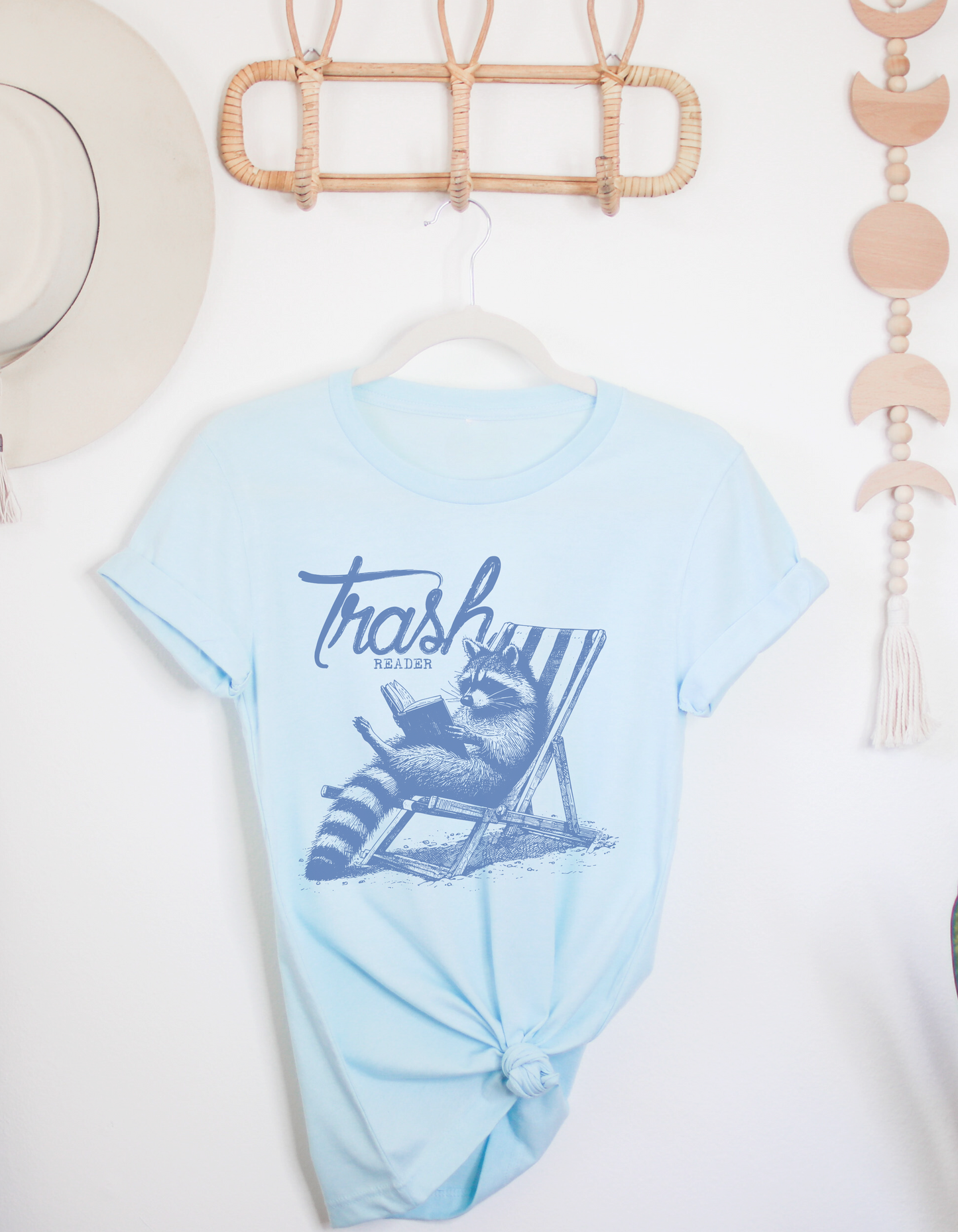 Trash Reader Tee - Ice Blue