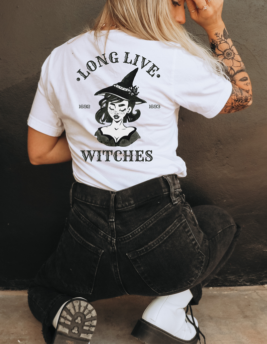 Long Live Witches Tee - White