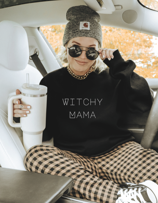 Witchy Mama Sweatshirt - Black