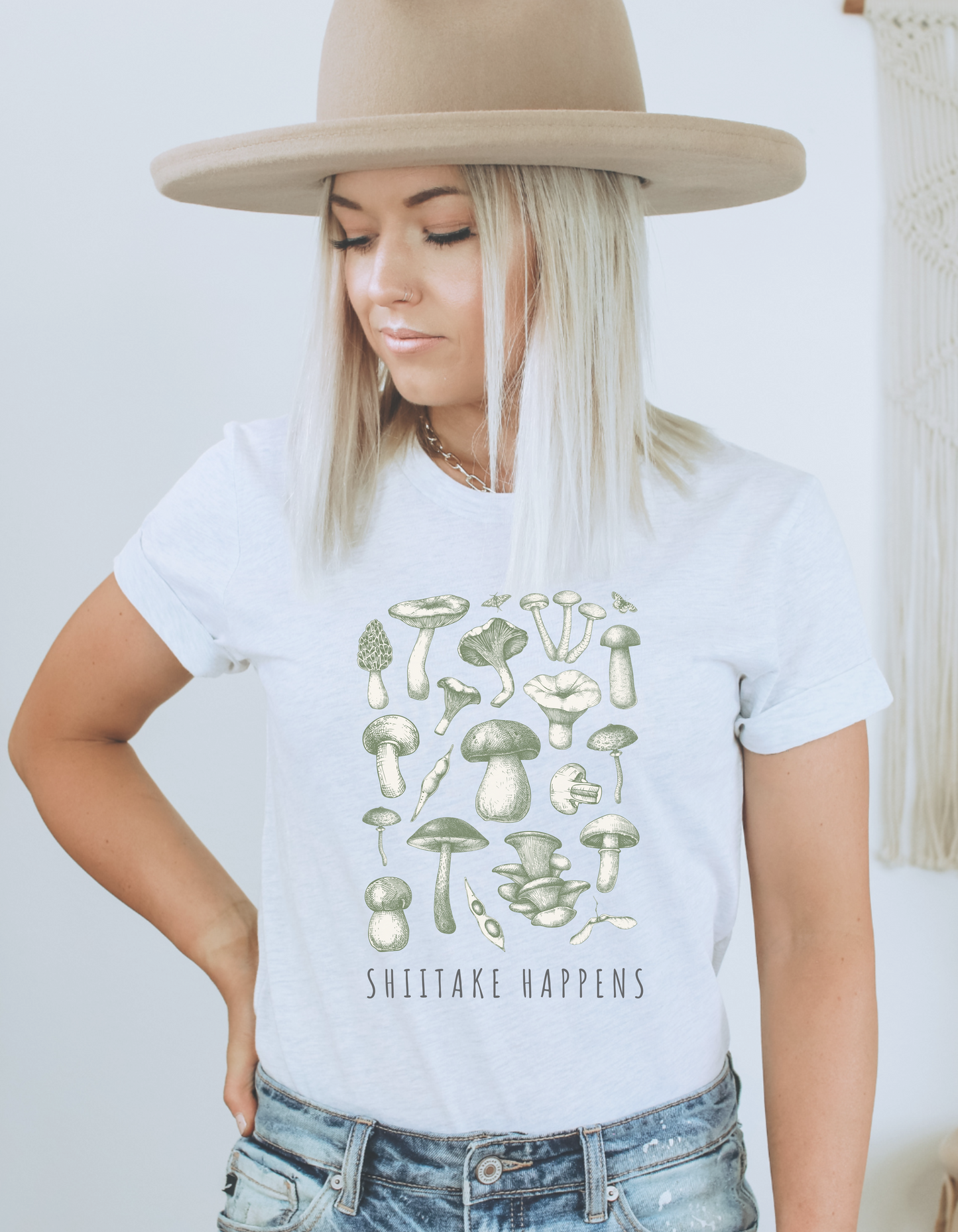 Shiitake happens Tee - Ash