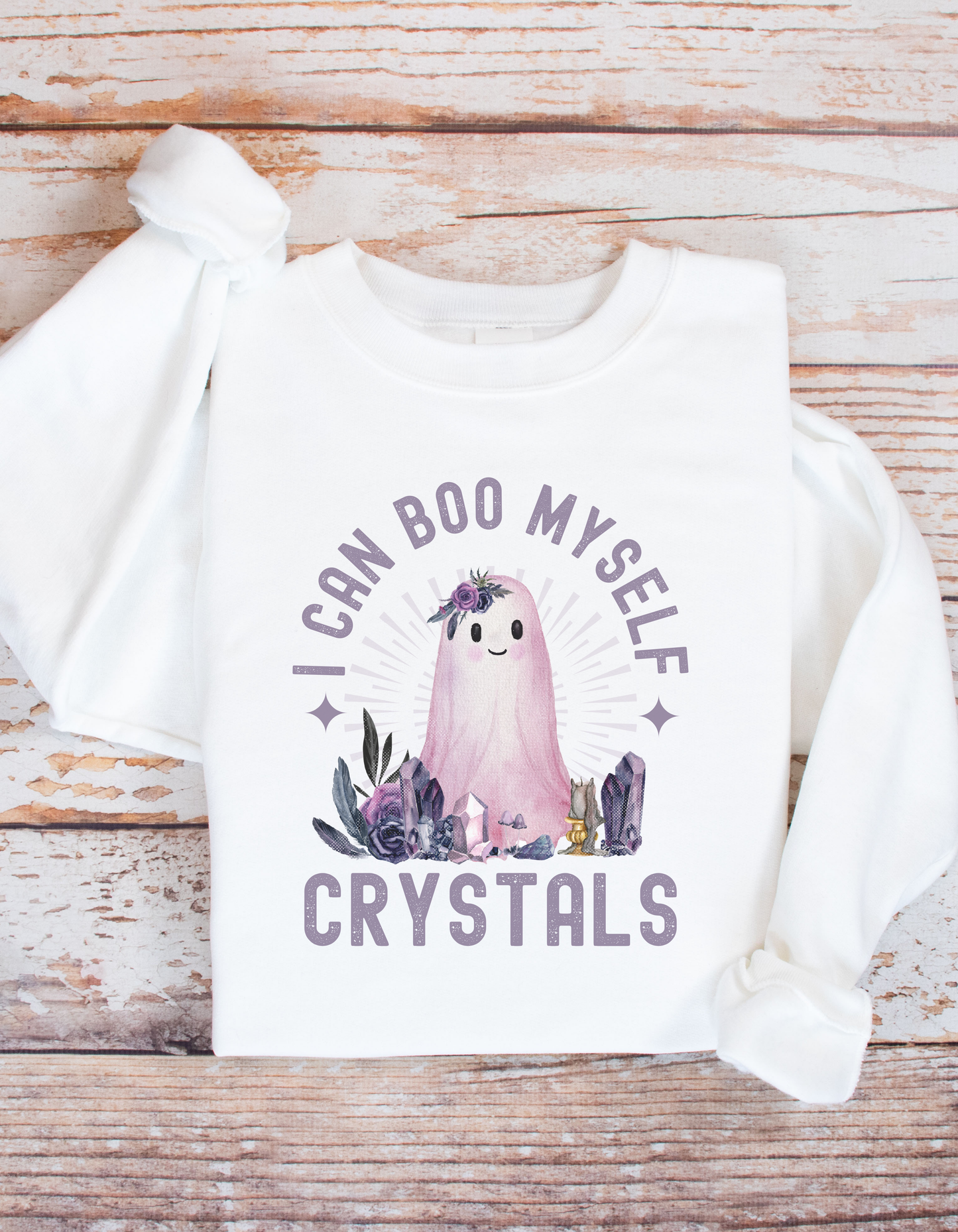 I can boo myself crystals Sweatshirt