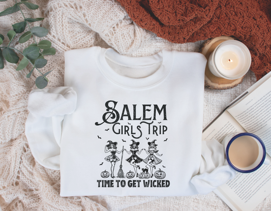 Salem girls trip Sweatshirt - White