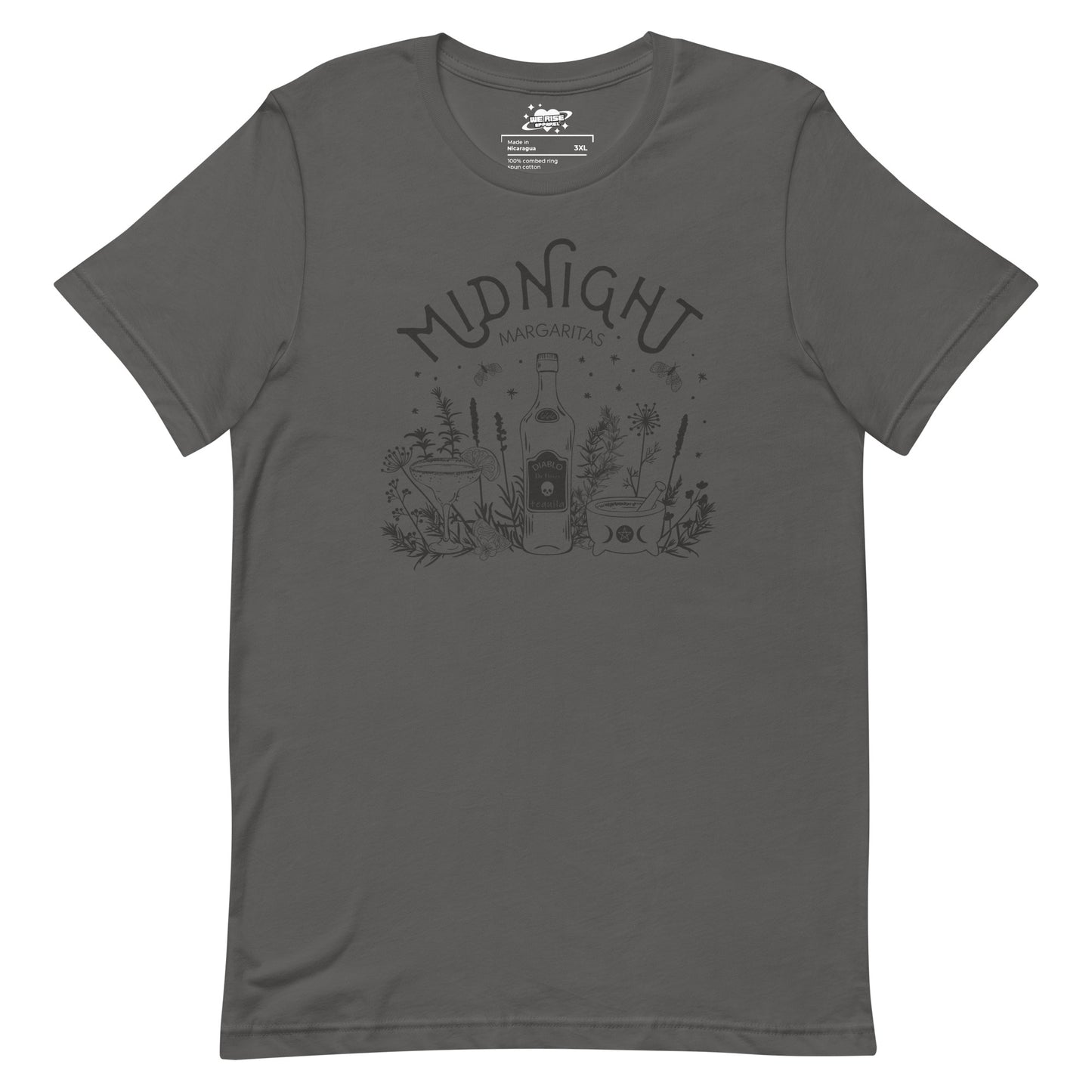 Midnight Margaritas Tee - Asphalt