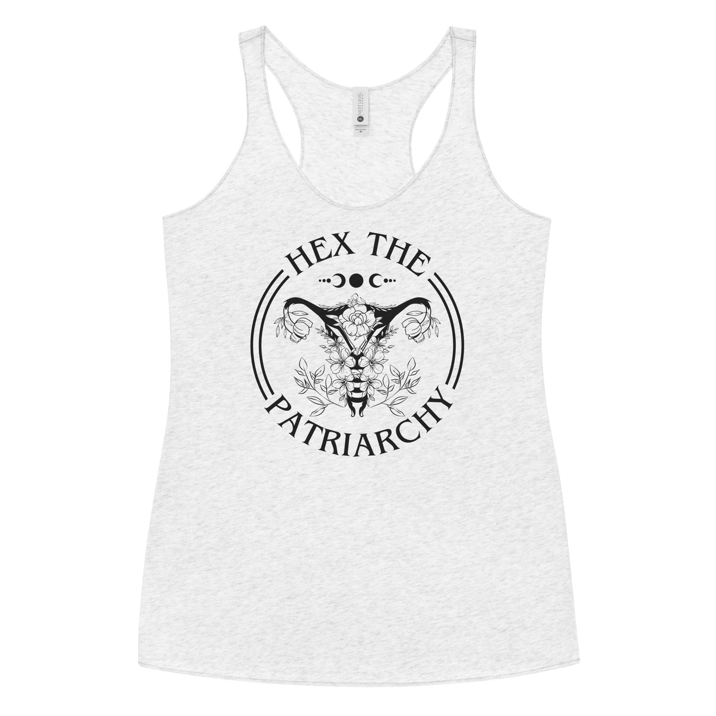 Hex the Patriarchy Tank - Heather White